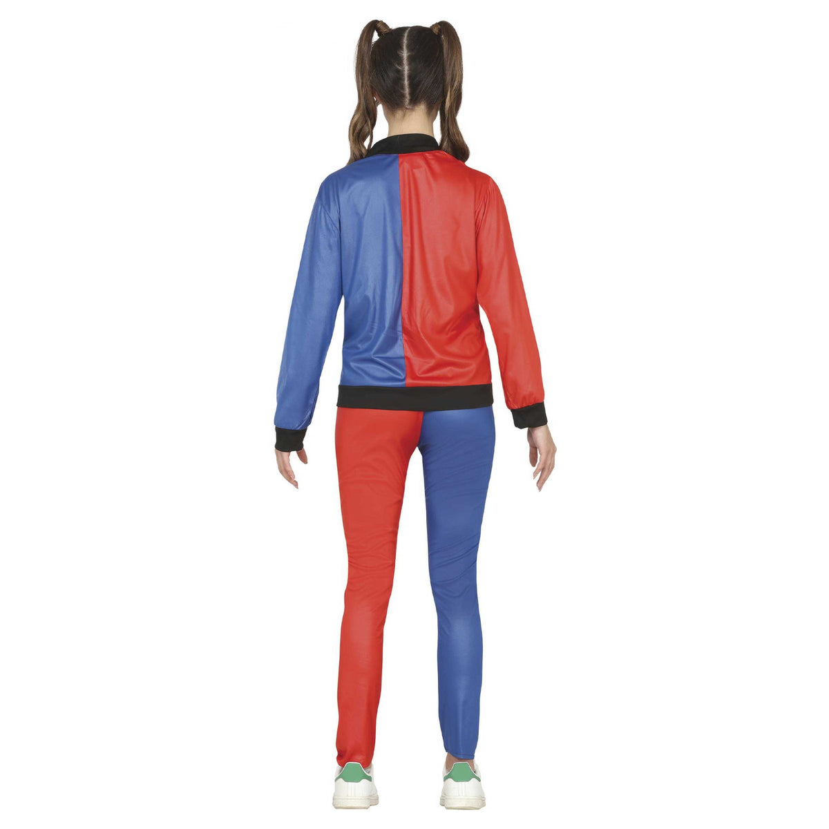 Blue-Red - Back - Fiestas Guirca Teen Girls Dangerous Costume Set