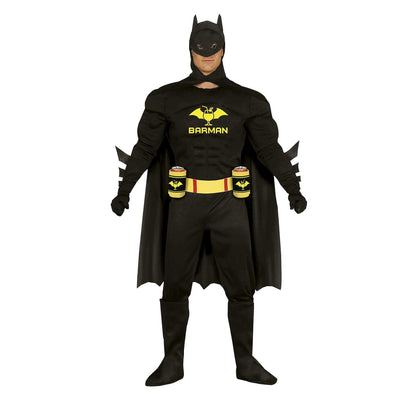 Black-Yellow - Front - Fiestas Guirca Barman Costume