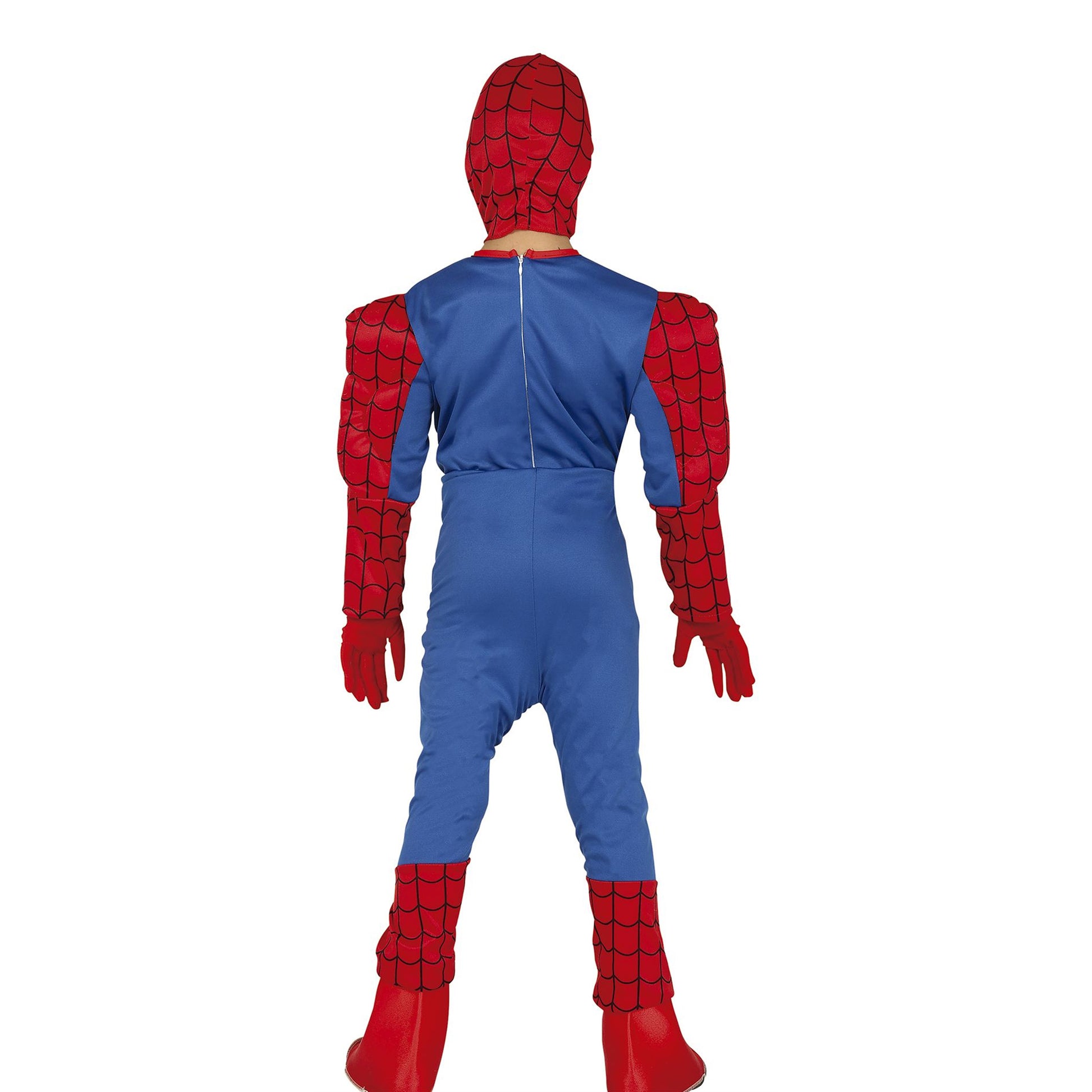 Red-Blue - Back - Fiestas Guirca Boys Superhero Costume Set