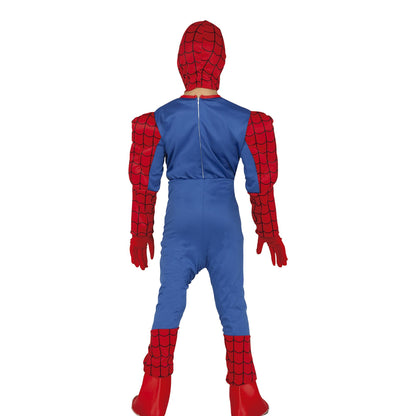 Red-Blue - Back - Fiestas Guirca Boys Superhero Costume Set