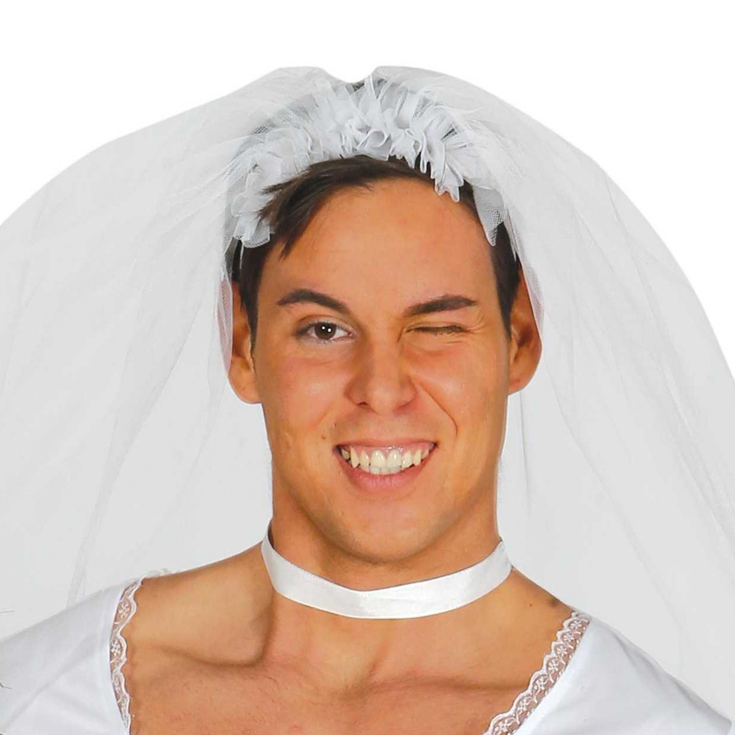 White - Side - Fiestas Guirca Mens Bride Costume Set