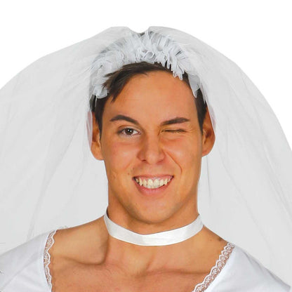 White - Side - Fiestas Guirca Mens Bride Costume Set