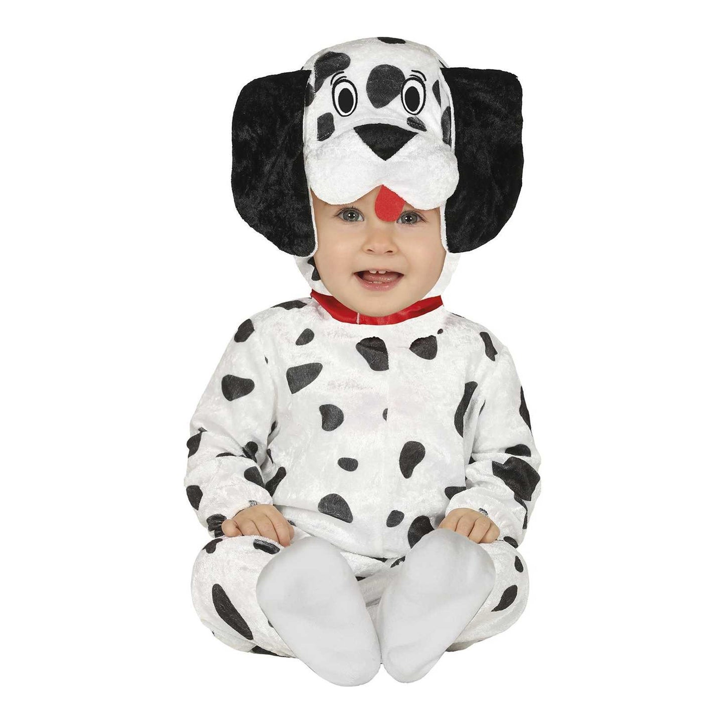 White-Black - Front - Fiestas Guirca Baby Dalmatian Costume Set