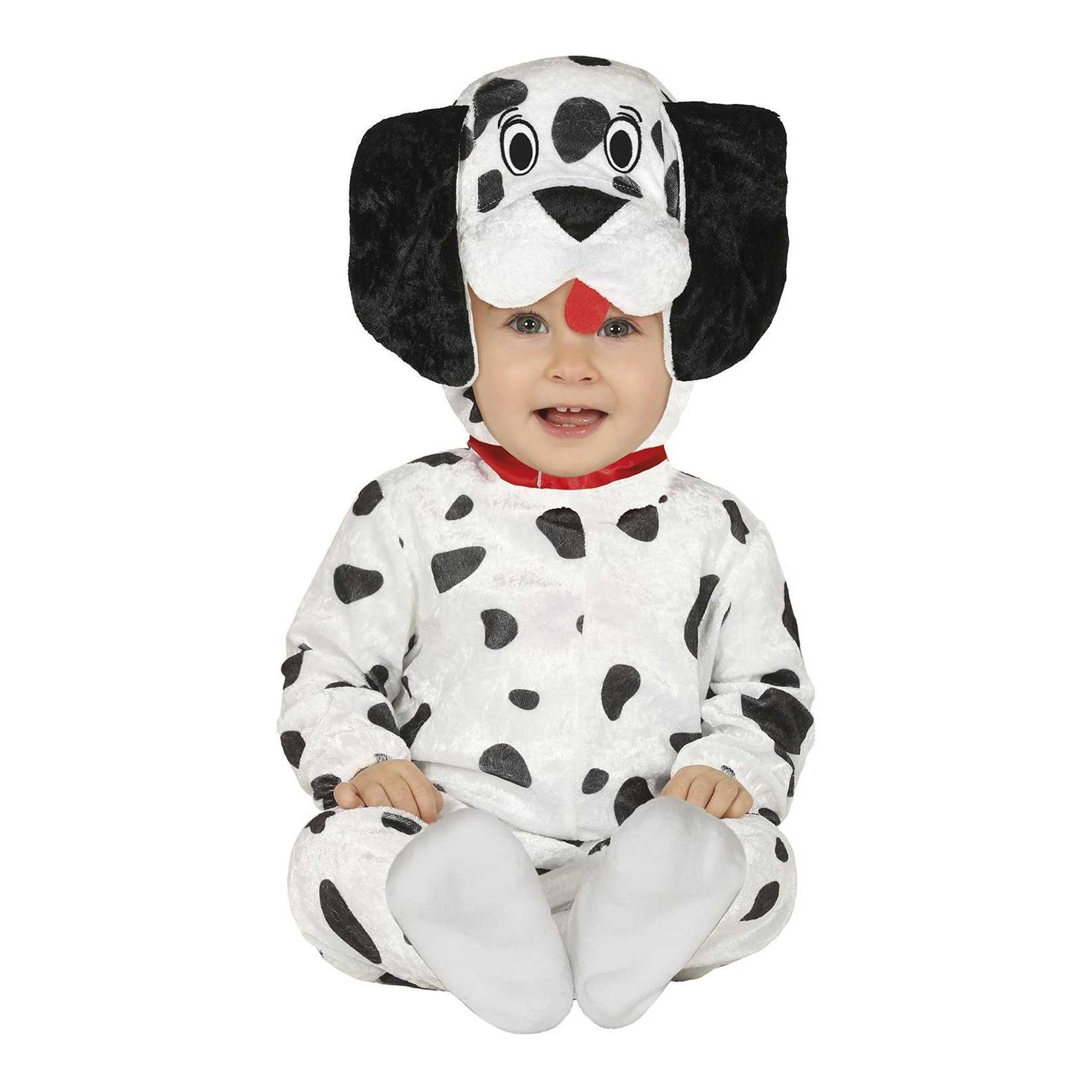 White-Black - Front - Fiestas Guirca Baby Dalmatian Costume Set