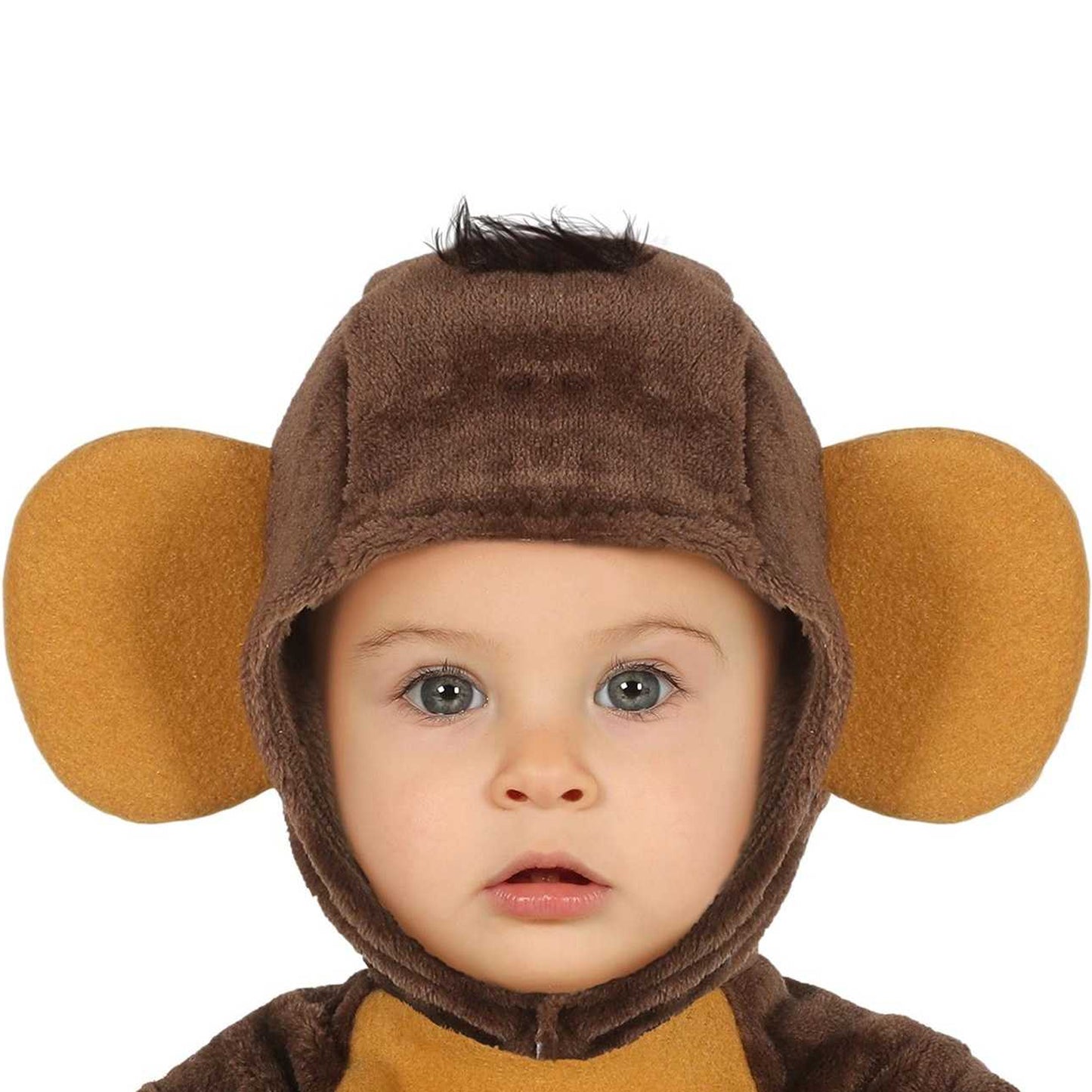 Brown - Back - Fiestas Guirca Baby Monkey Costume Set