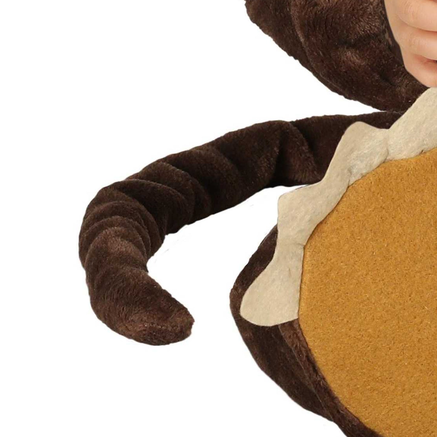 Brown - Side - Fiestas Guirca Baby Monkey Costume Set
