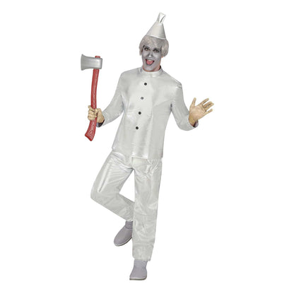 Silver - Front - Fiestas Guirca Mens Tin Man Costume Set