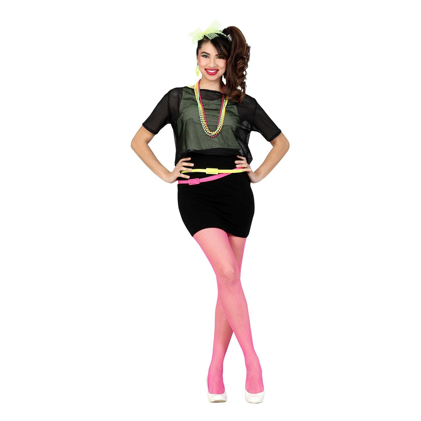 Pink - Lifestyle - Fiestas Guirca Womens-Ladies Neon Tights