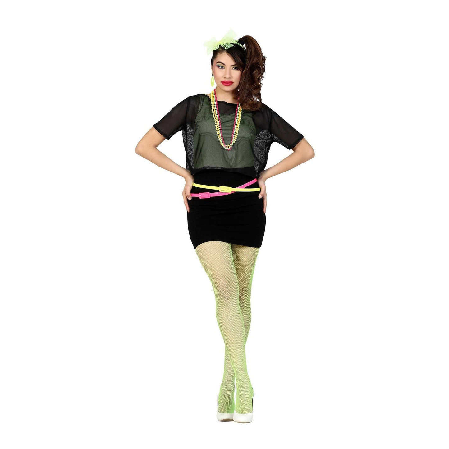 Green - Lifestyle - Fiestas Guirca Womens-Ladies Neon Tights