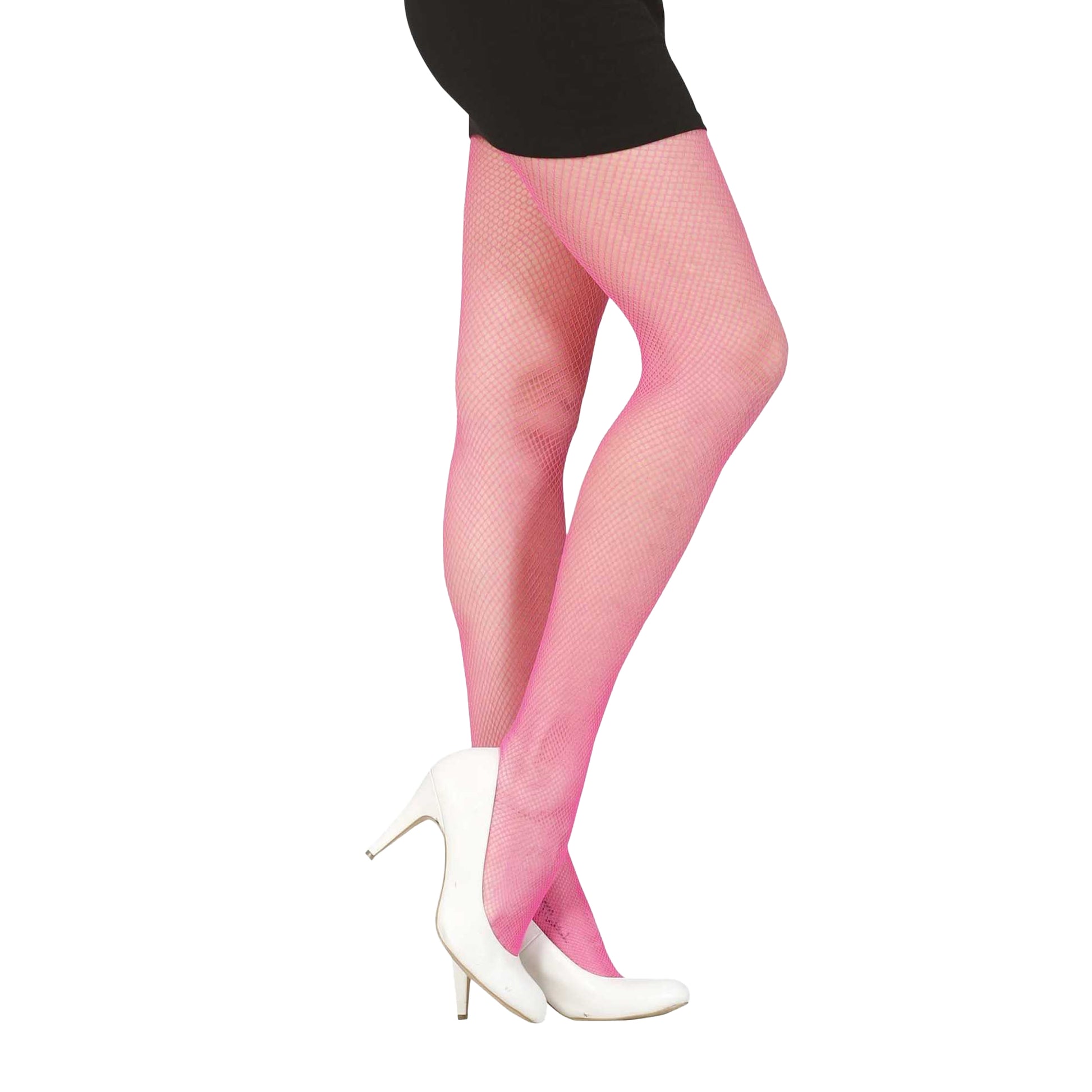 Pink - Front - Fiestas Guirca Womens-Ladies Neon Tights
