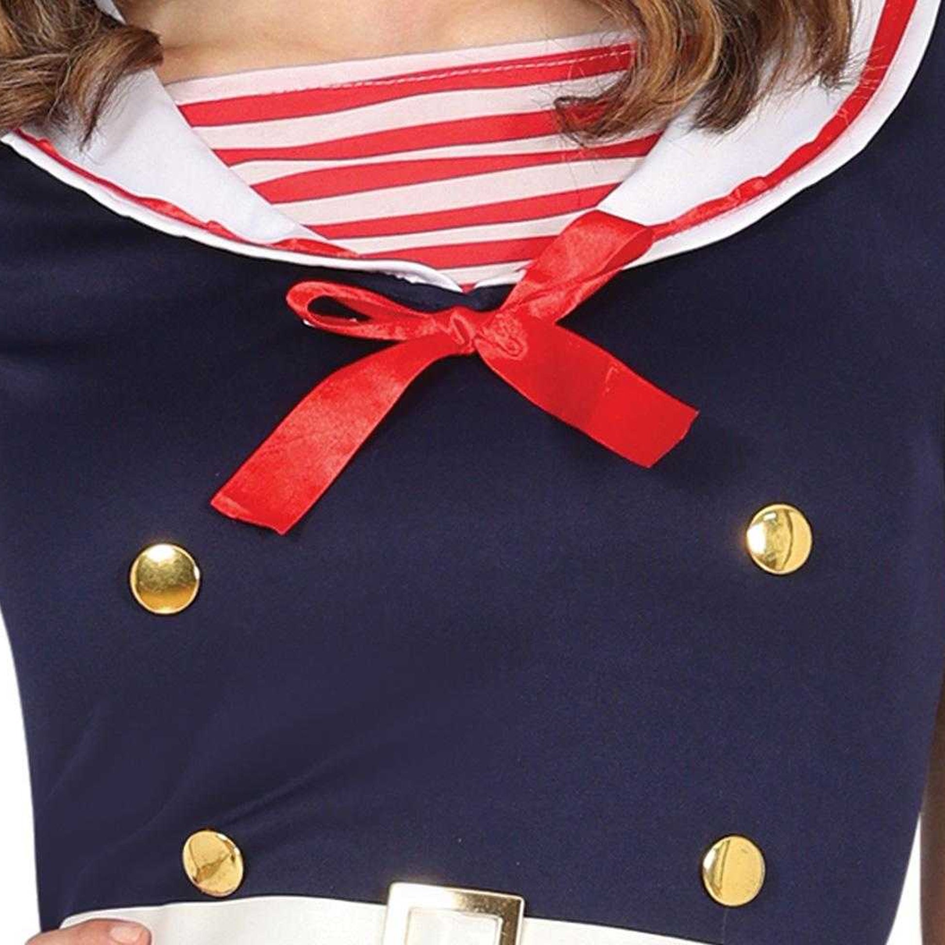 Blue-White - Lifestyle - Fiestas Guirca Womens-Ladies Sailor Costume Set