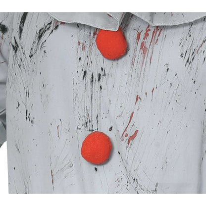 Grey-Red - Lifestyle - Fiestas Guirca Mens Killer Clown Costume Set