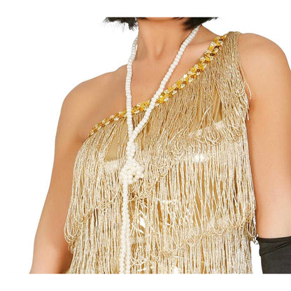 Gold - Side - Fiestas Guirca Womens-Ladies Charleston Costume Set