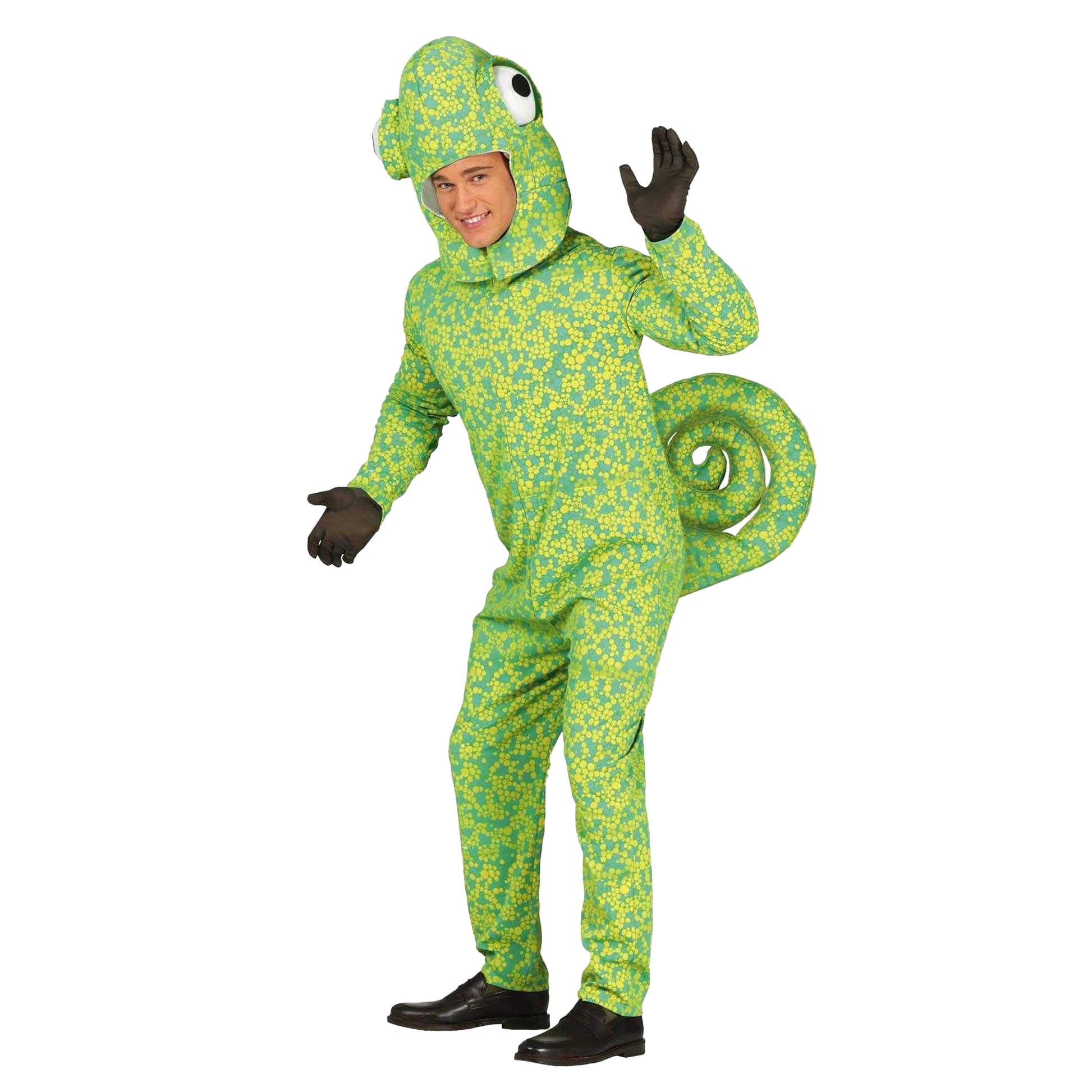 Green - Front - Fiestas Guirca Unisex Adult Chameleon Costume Set