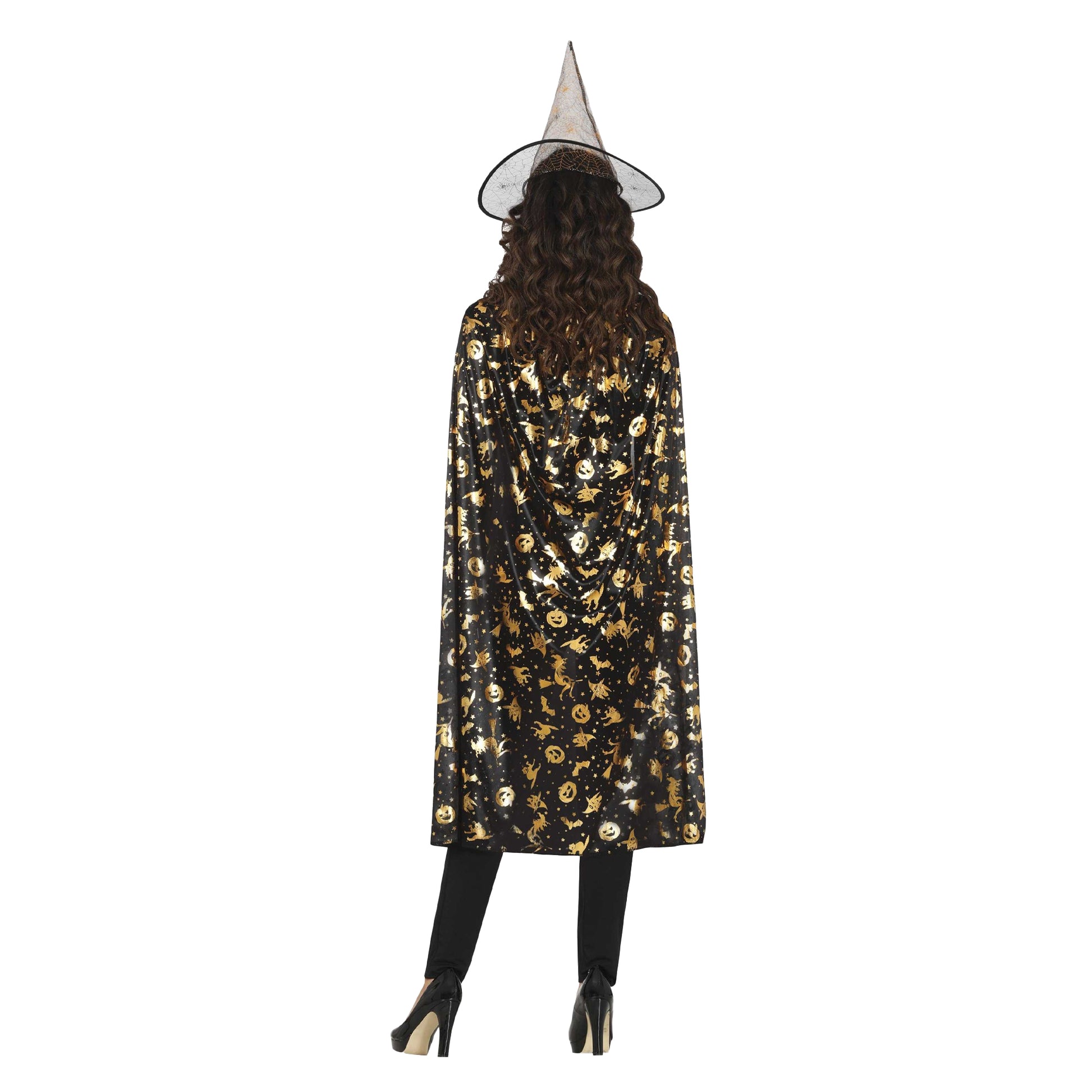 Black - Back - Fiestas Guirca Unisex Adult Costume Accessory Set
