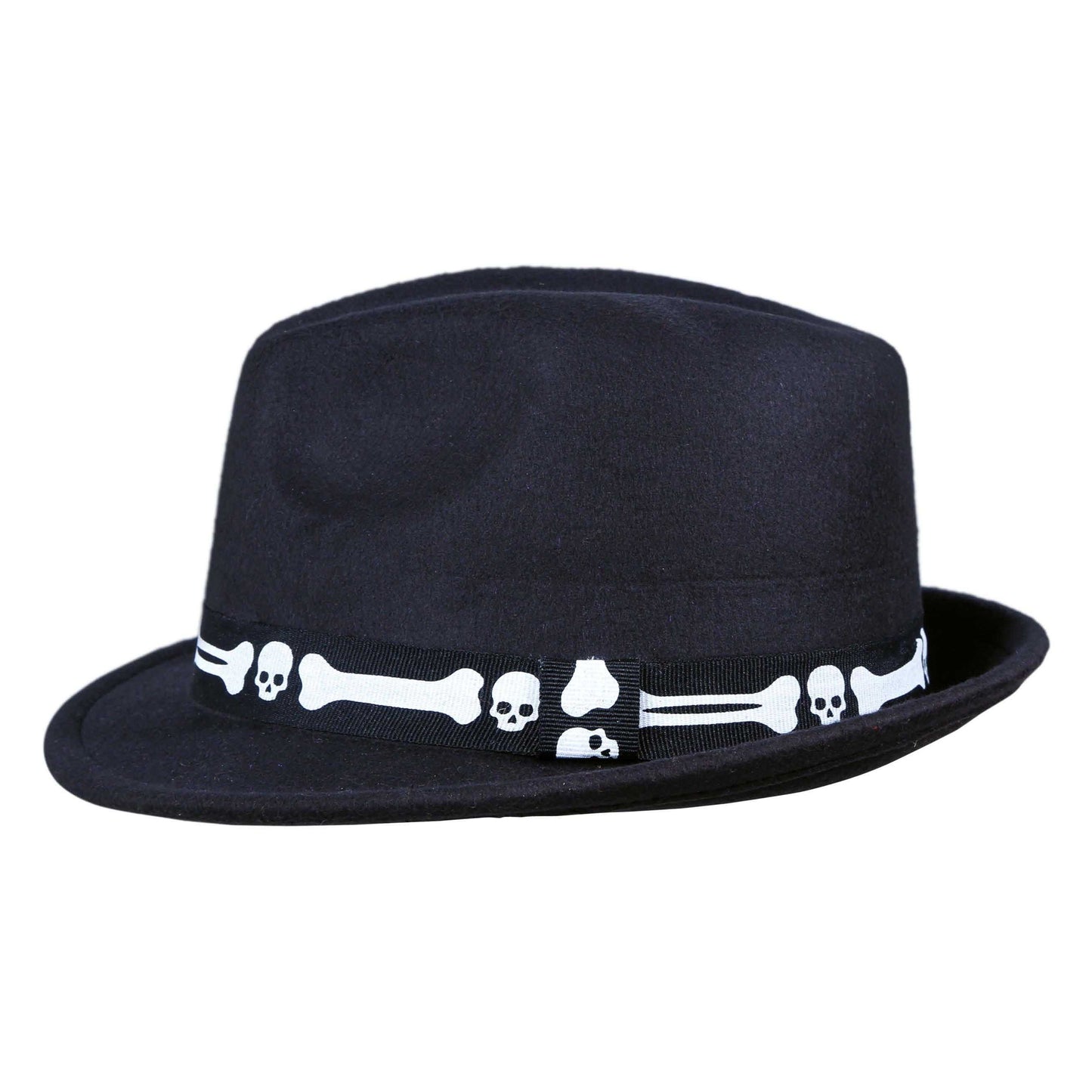 Black - Back - Fiestas Guirca Unisex Adult Bones Costume Hat