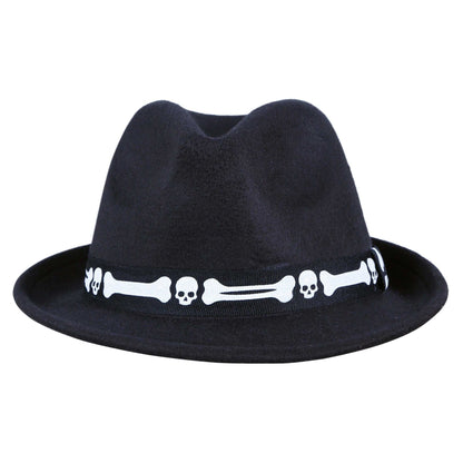 Black - Front - Fiestas Guirca Unisex Adult Bones Costume Hat