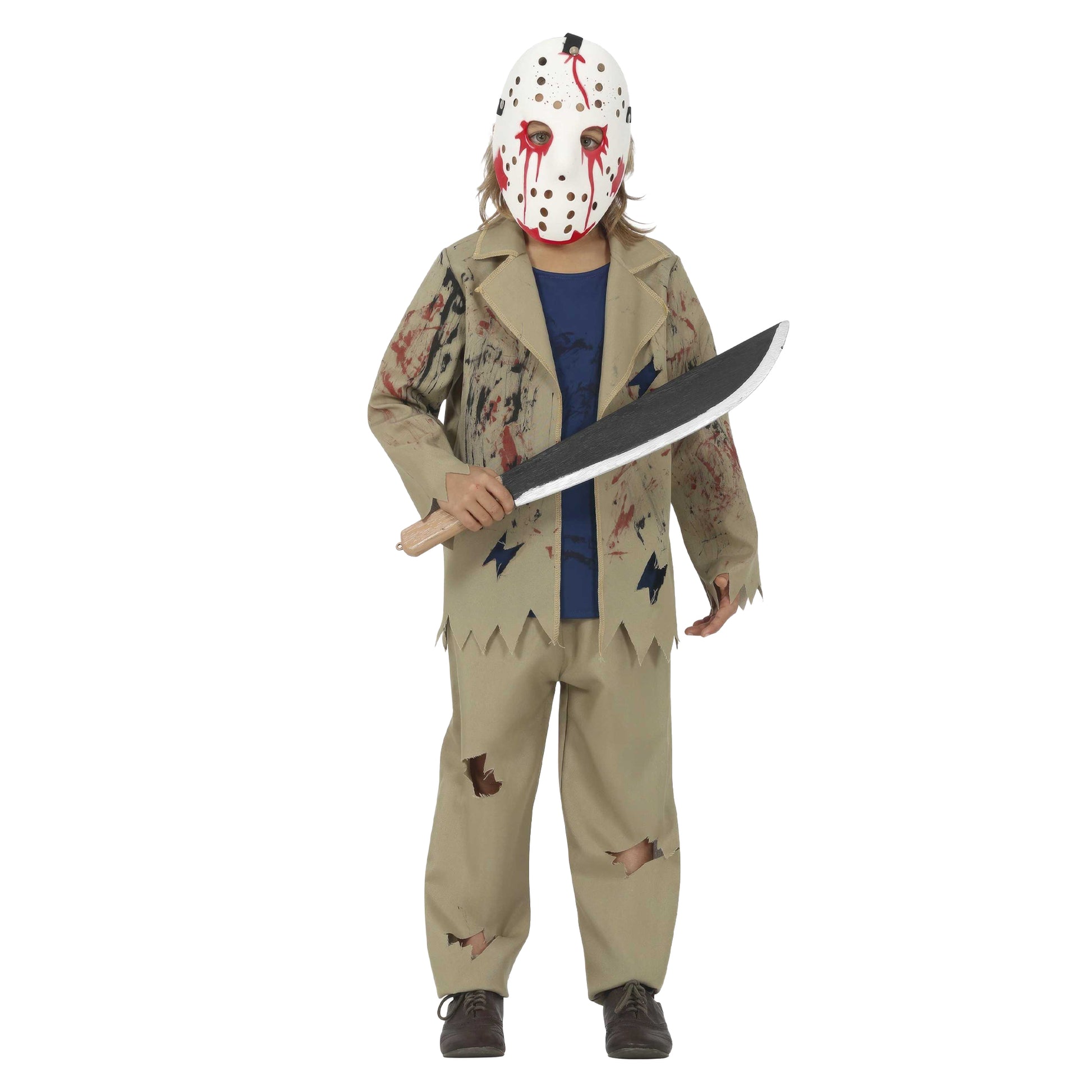 Beige-Blue - Front - Fiestas Guirca Childrens-Kids Jazz Dead Costume Set