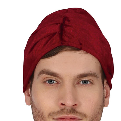 Red-Gold - Side - Fiestas Guirca Mens India Costume Set