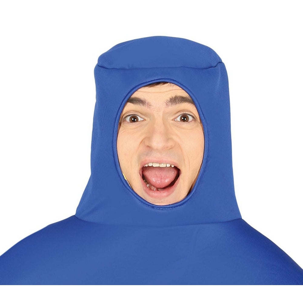 Blue-Yellow - Side - Fiestas Guirca Unisex Adult Mop Costume