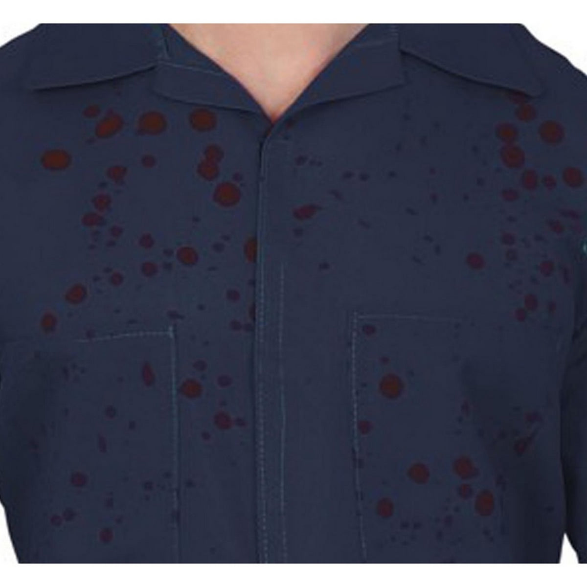 Blue - Side - Fiestas Guirca Mens Murderer Costume