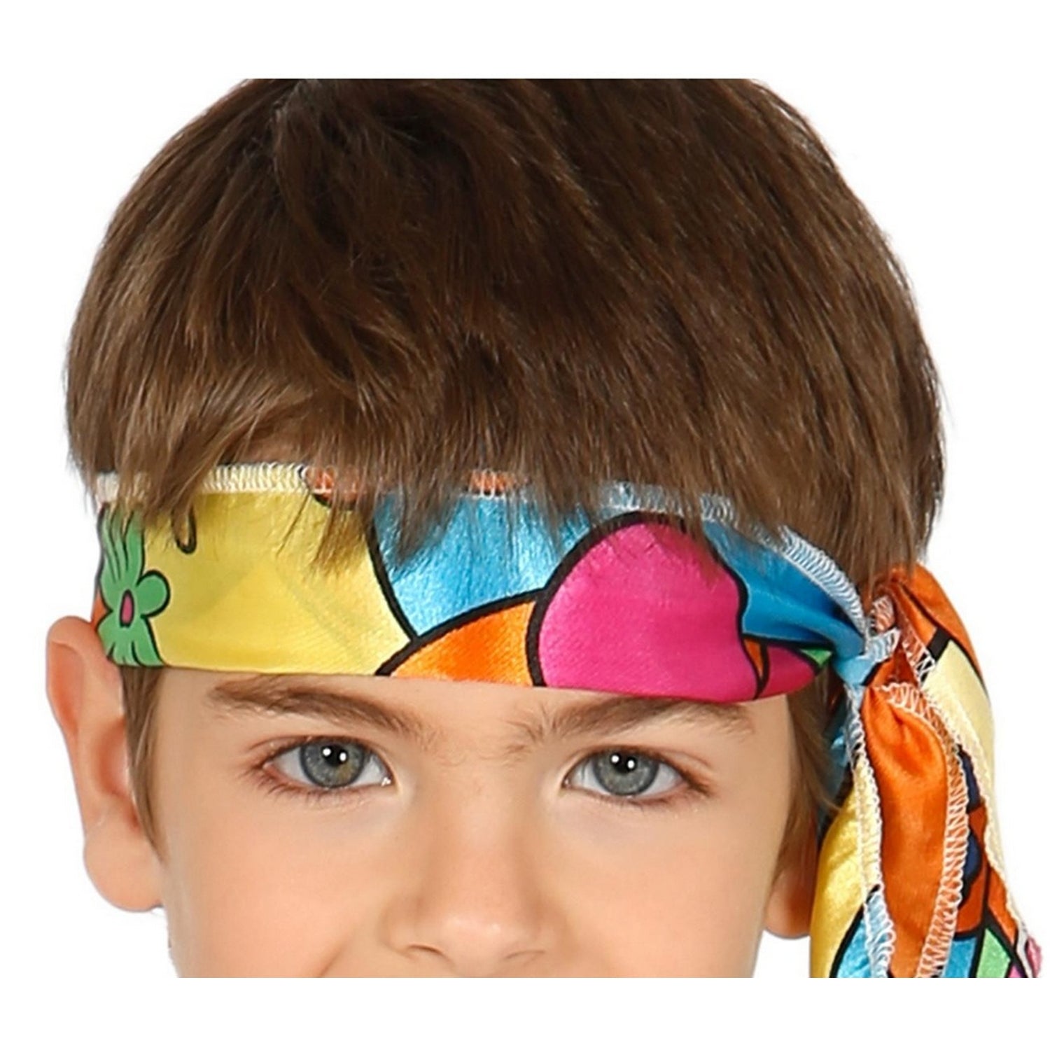 Multicoloured - Back - Fiestas Guirca Boys Hippie Costume Set
