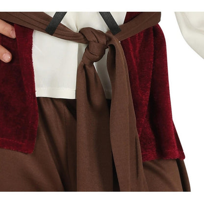 Beige-Brown - Side - Fiestas Guirca Boys Innkeeper Costume Set