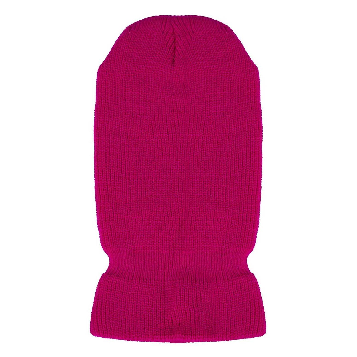 Pink - Back - Fiestas Guirca Unisex Adult Neon Balaclava