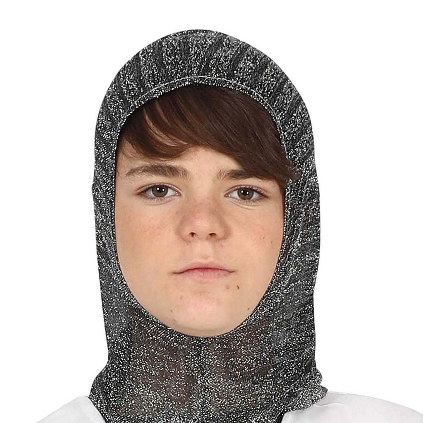 White-Silver - Side - Fiestas Guirca Boys Templar Knight Costume Set