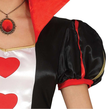 Red-Black - Lifestyle - Fiestas Guirca Womens-Ladies Heart Costume Set