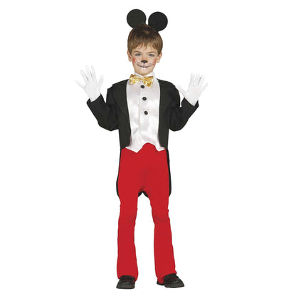 Black-Red - Front - Fiestas Guirca Boys Mouse Costume Set