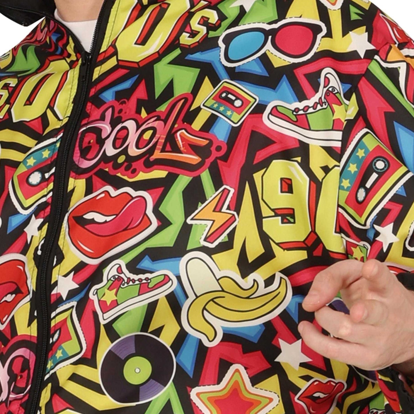Multicoloured - Back - Fiestas Guirca Mens 90s Tracksuit