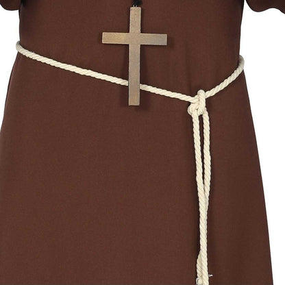 Brown - Pack Shot - Fiestas Guirca Mens Monk Costume Set