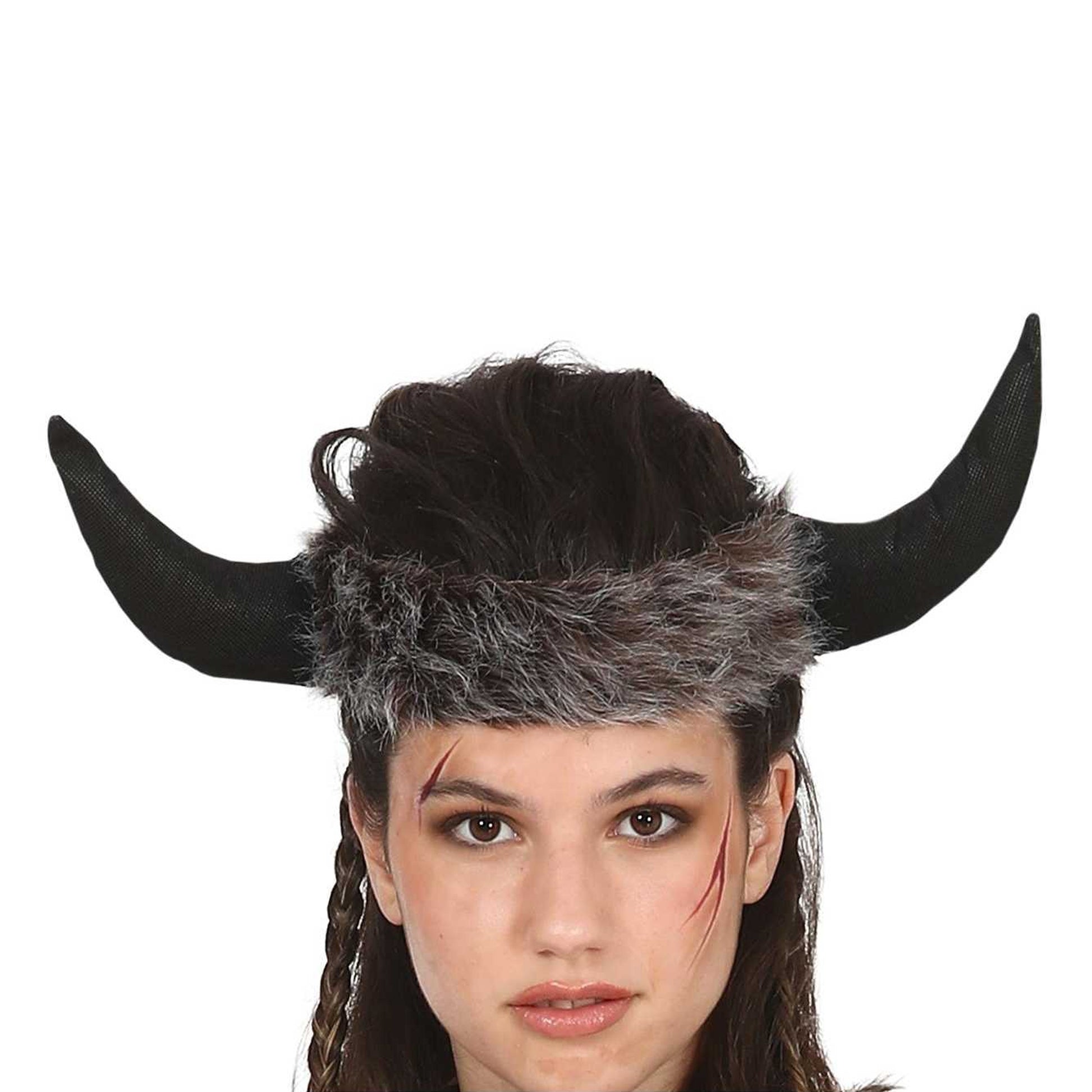 Brown-Black - Lifestyle - Fiestas Guirca Girls Viking Costume Set