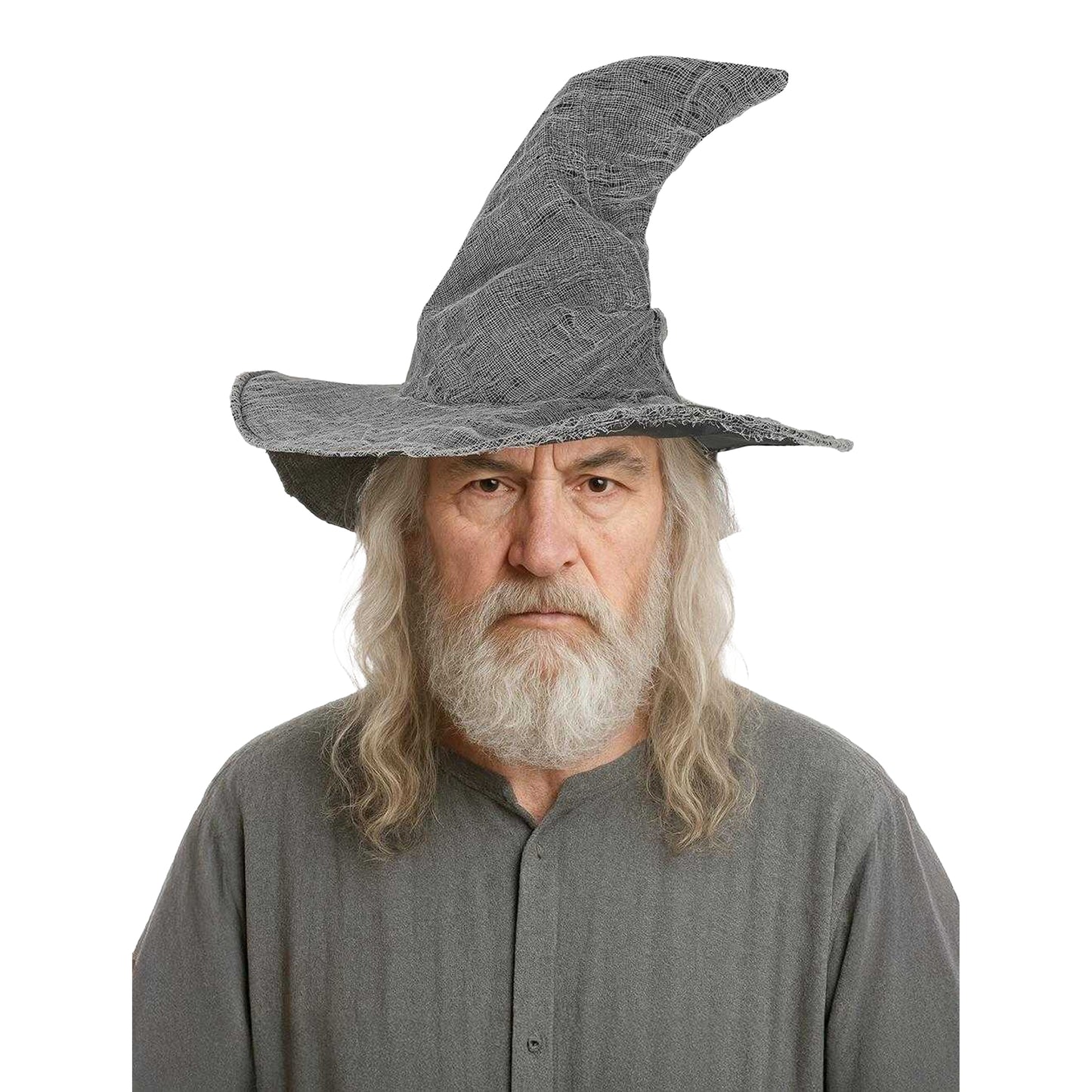 Grey - Lifestyle - Fiestas Guirca Unisex Adult Wizard Costume Hat