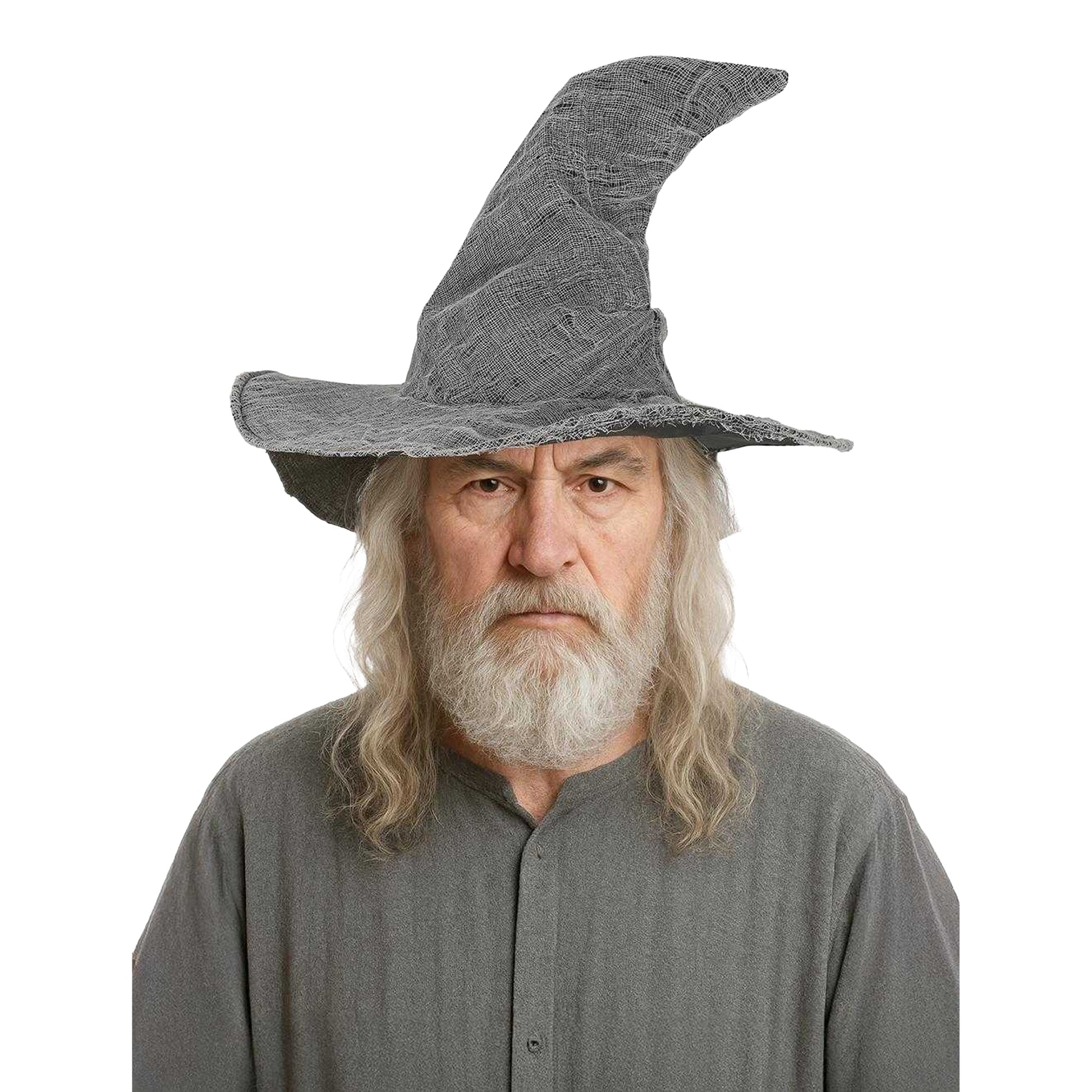 Grey - Lifestyle - Fiestas Guirca Unisex Adult Wizard Costume Hat