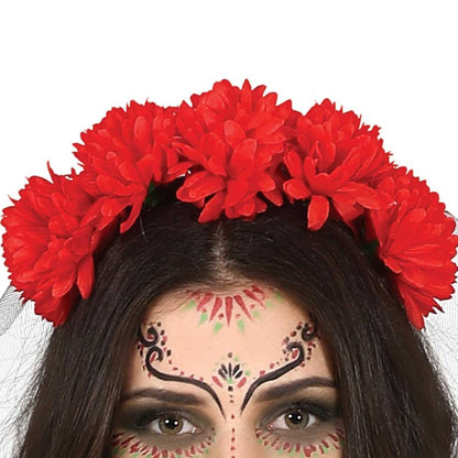 Black-Multicoloured - Side - Fiestas Guirca Womens-Ladies Catrina Costume Set
