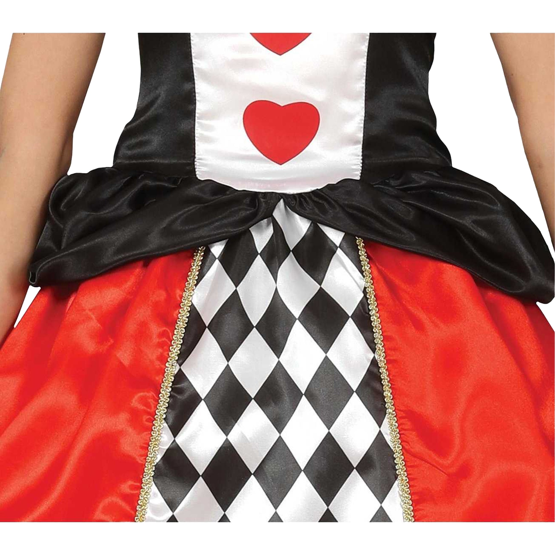 Red-Black - Pack Shot - Fiestas Guirca Womens-Ladies Heart Costume