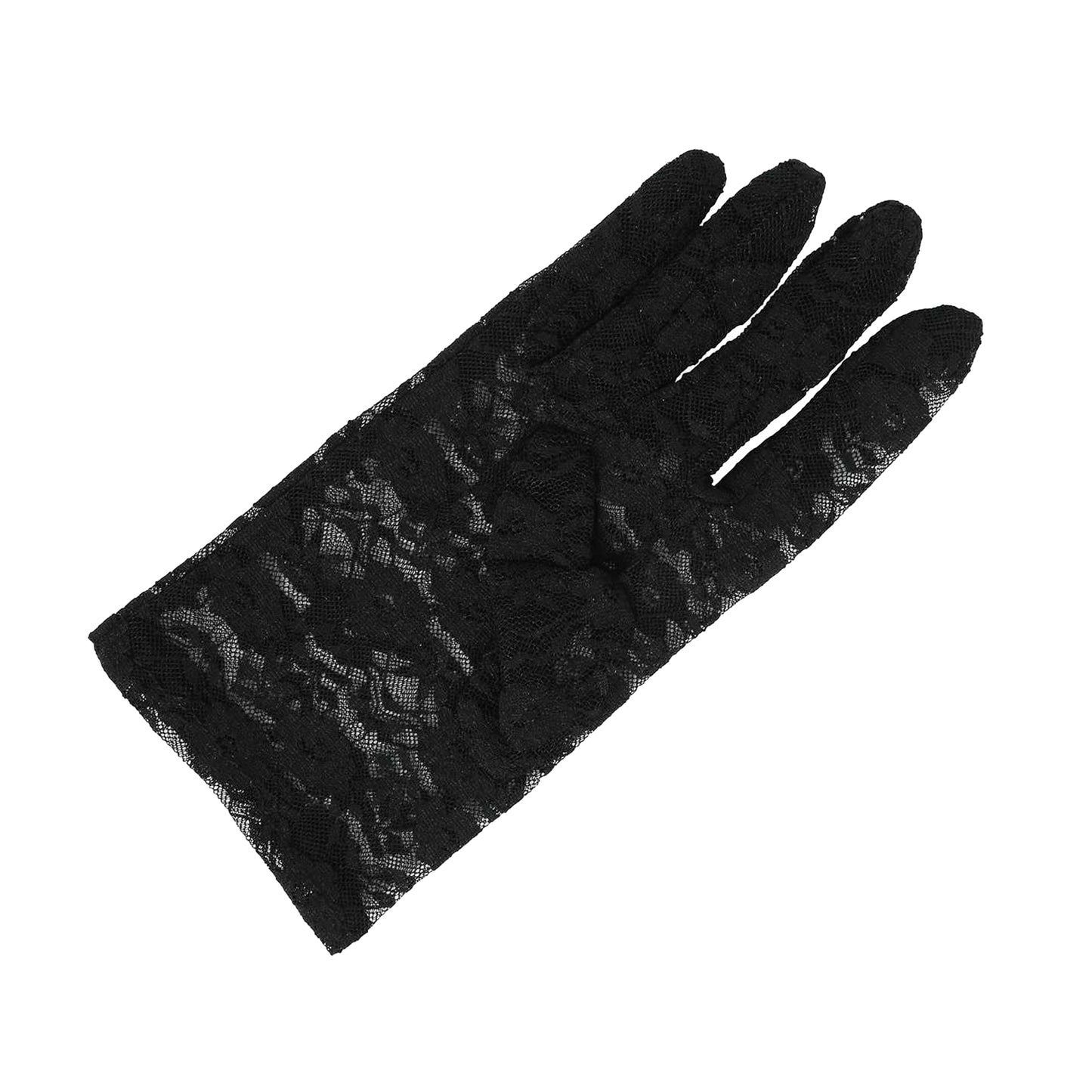 Black - Front - Fiestas Guirca Unisex Adult Lace Gloves