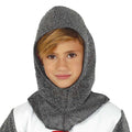 White-Grey - Back - Fiestas Guirca Boys Knight Costume