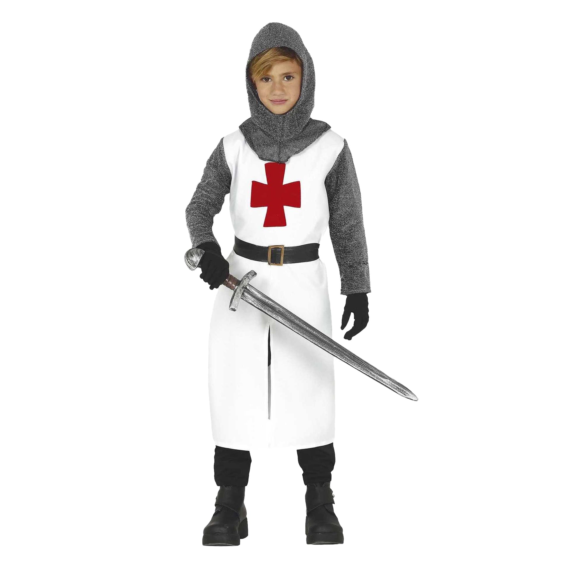 White-Grey - Front - Fiestas Guirca Boys Knight Costume