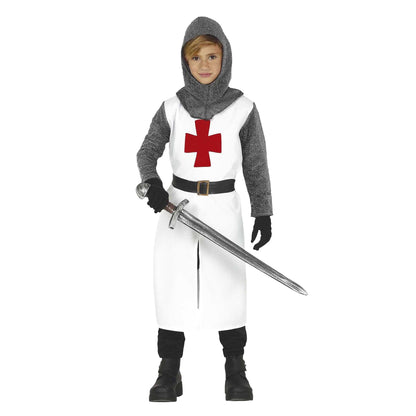 White-Grey - Front - Fiestas Guirca Boys Knight Costume