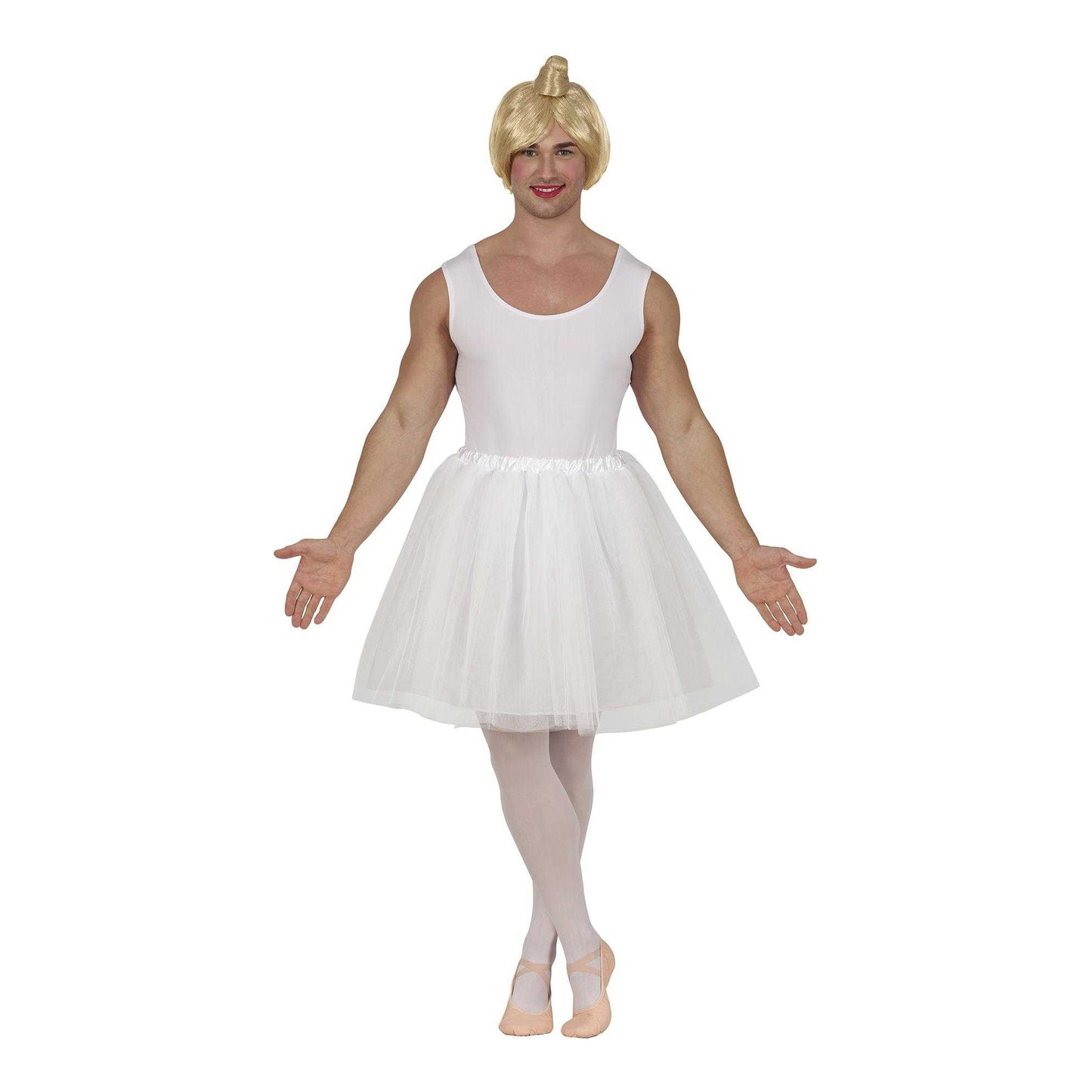 White - Front - Fiestas Guirca Unisex Adult Ballet Dancer Costume Set