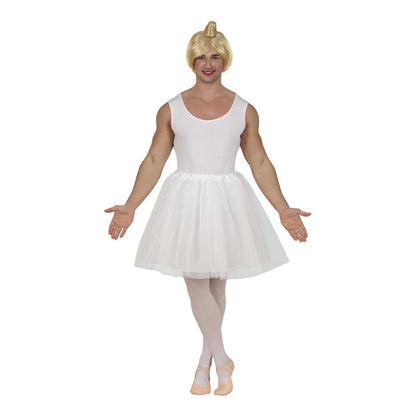 White - Front - Fiestas Guirca Unisex Adult Ballet Dancer Costume Set