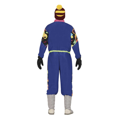 Multicoloured - Back - Fiestas Guirca Mens 80s Skier Costume