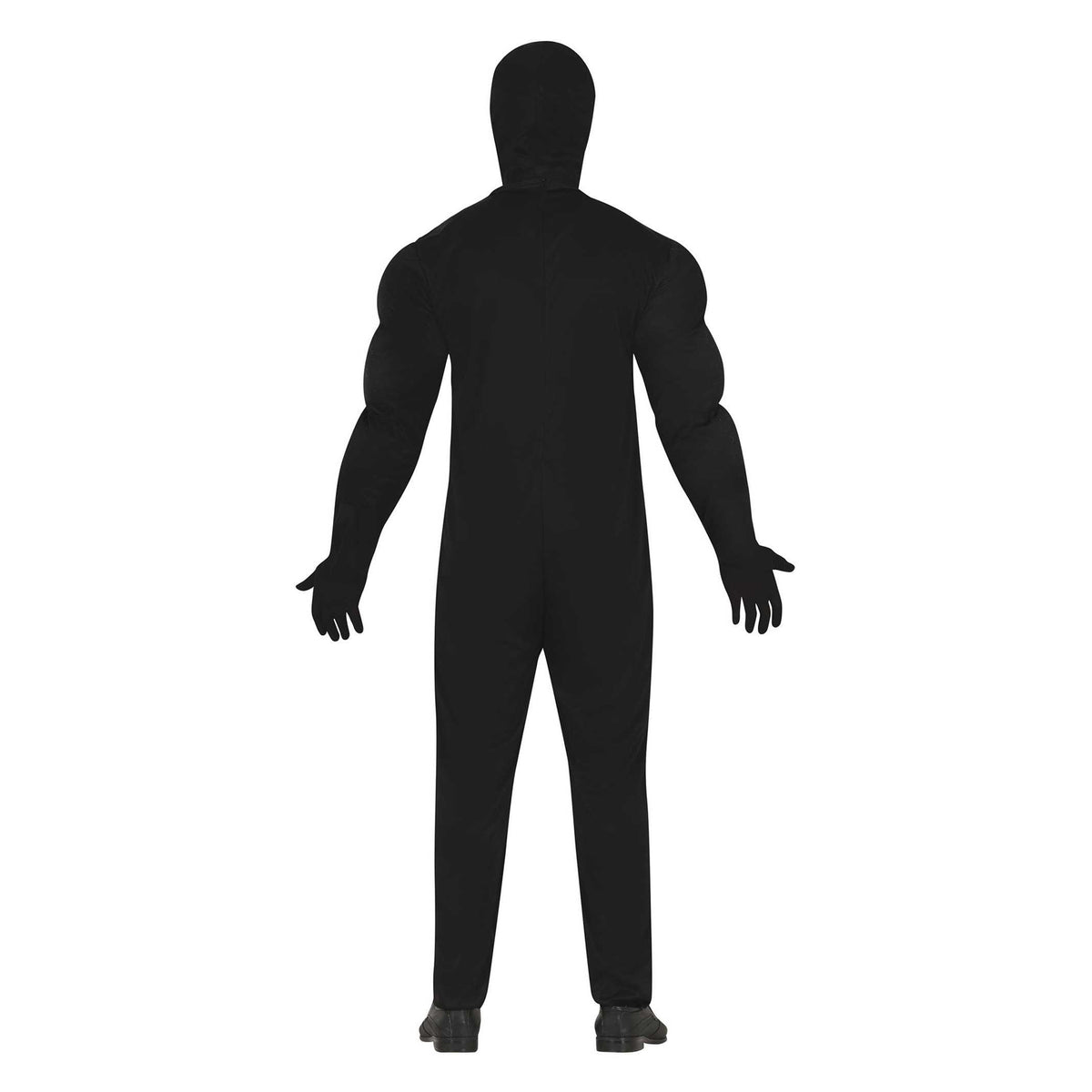 Black-White - Back - Fiestas Guirca Mens Creepy Hero Costume Set