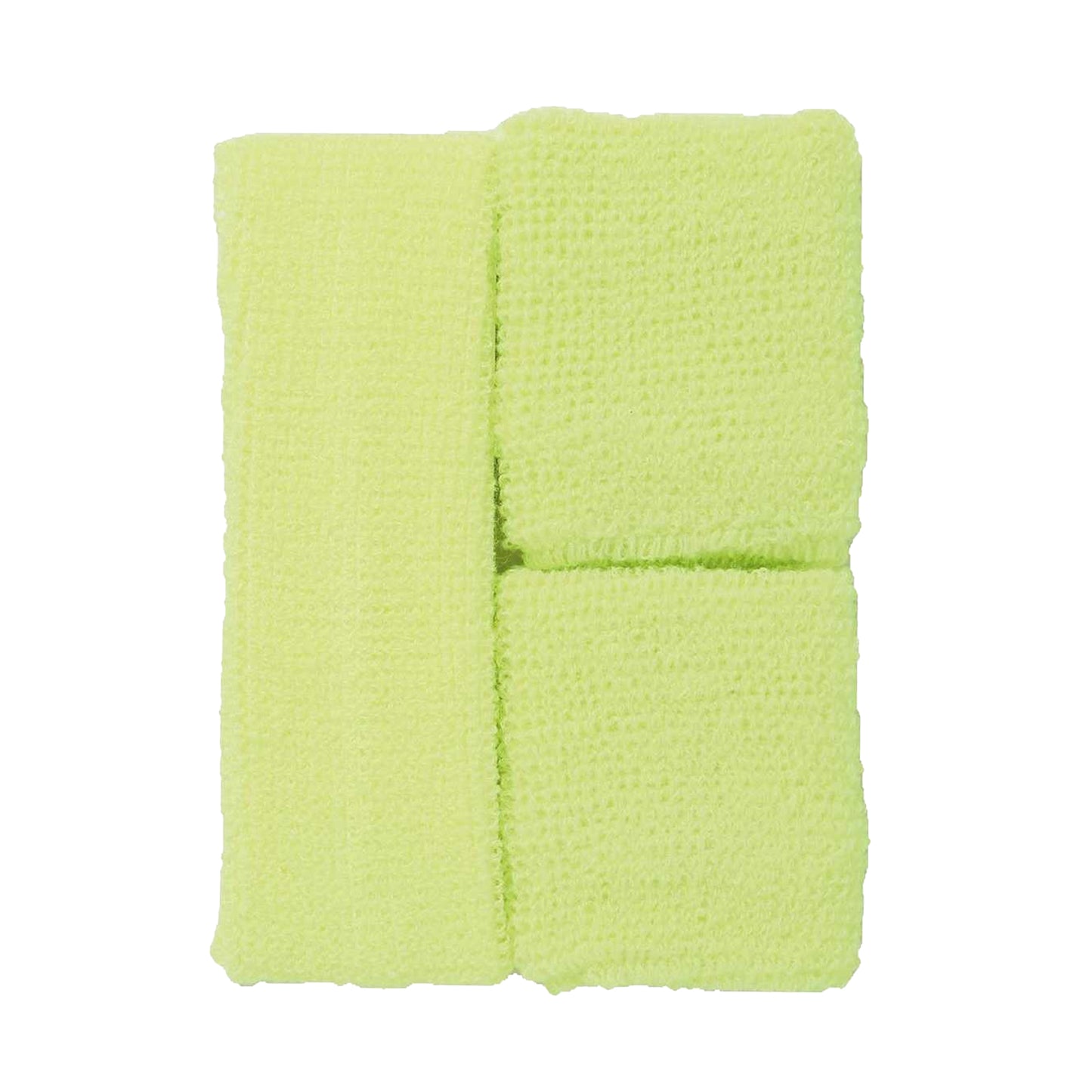 Yellow - Front - Fiestas Guirca 80s Costume Accessory Set