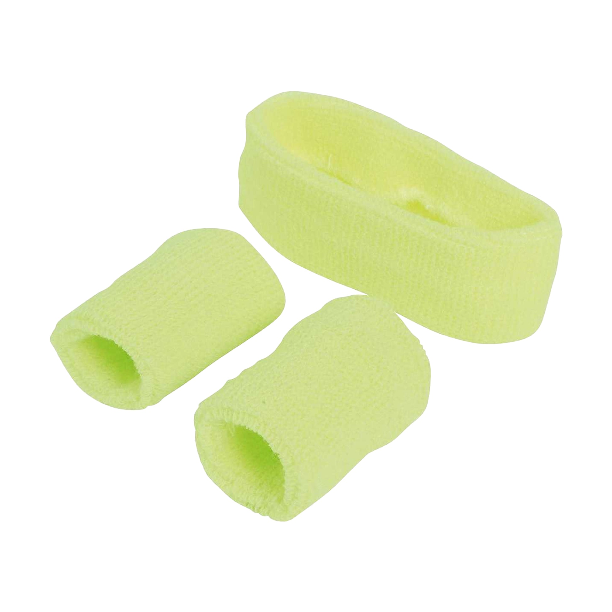 Yellow - Back - Fiestas Guirca 80s Costume Accessory Set