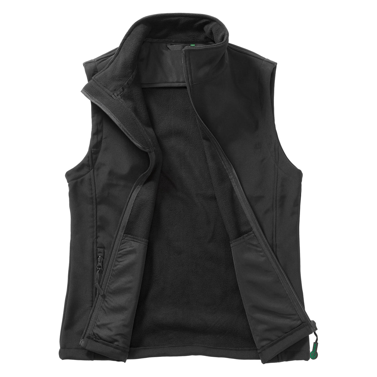 Black - Back - Result Womens-Ladies Softshell Body Warmer