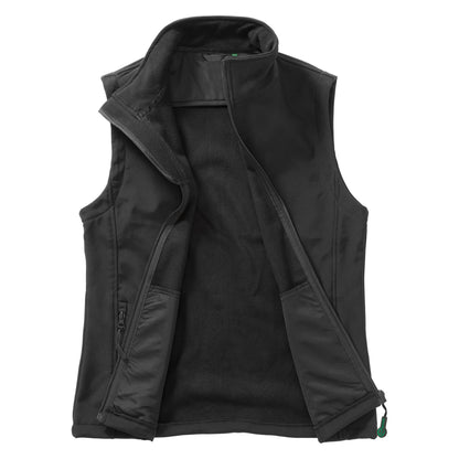 Black - Back - Result Womens-Ladies Softshell Body Warmer